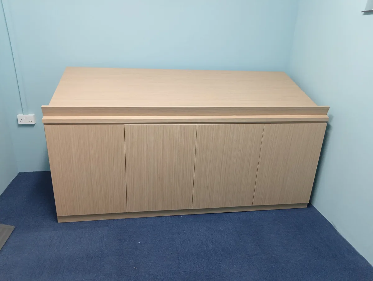 Custom low cabinet